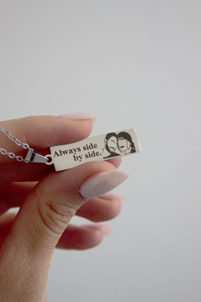 Çelik Kendin Tasarla Kolye