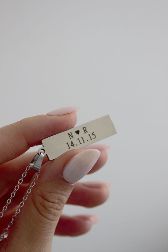 Çelik Kendin Tasarla Kolye