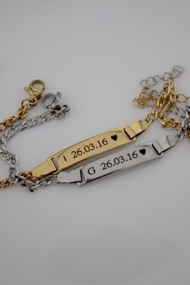 Çelik Yazdır Bileklik (Adet fiyatı)