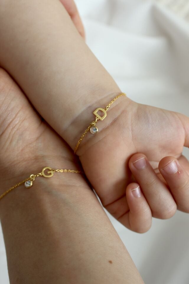 925 Ayar Gümüş Anne-Çocuk Bilekliği