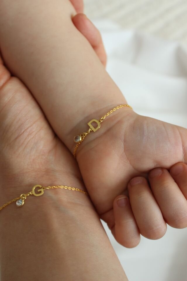 925 Ayar Gümüş Anne-Çocuk Bilekliği