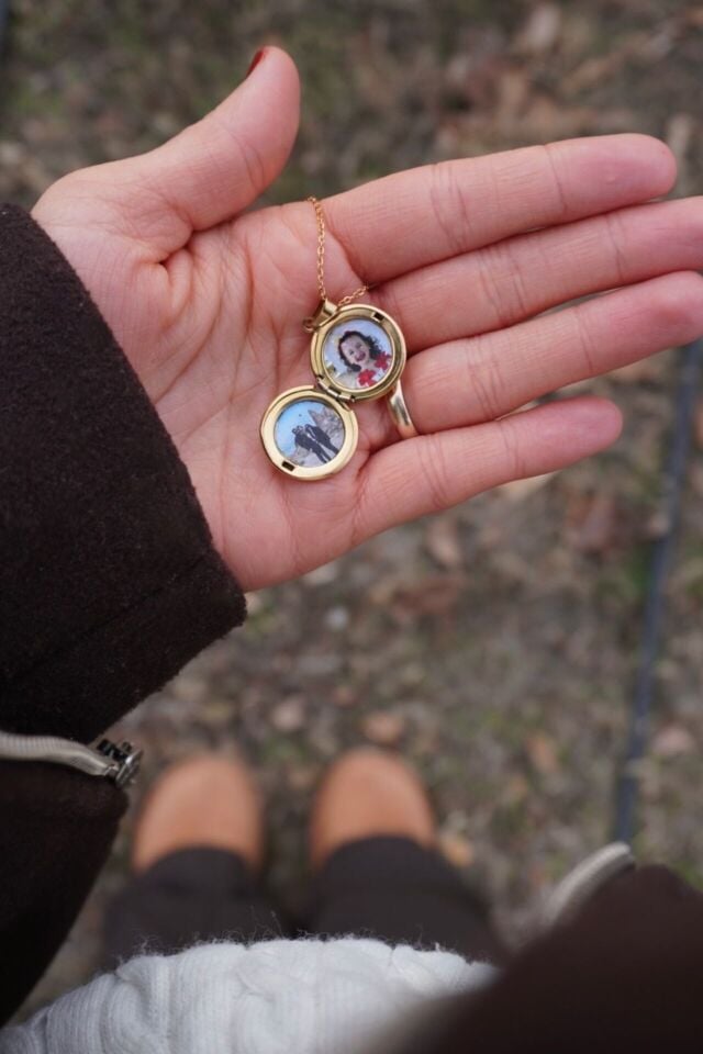 Çelik Resimli Anı Kolyesi