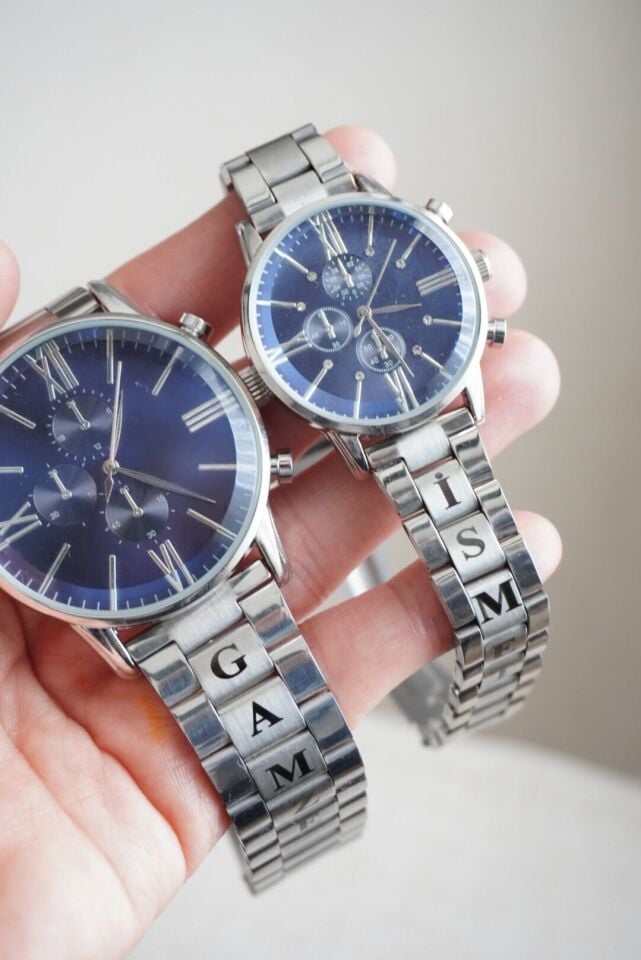 Çelik Kişiye Özel Saat (KADIN)