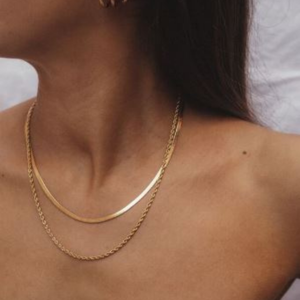 Çelik İtalyan Kolye