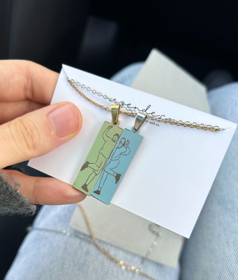 Çelik Birlik Kolye (2 ADET KOLYE)