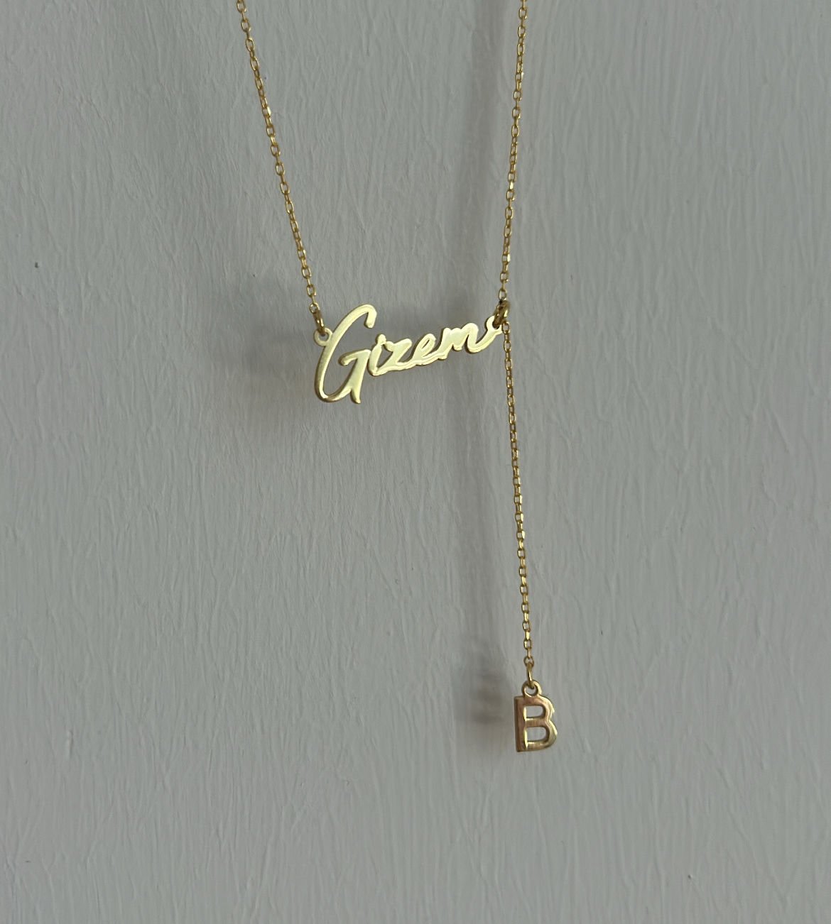 925 Ayar Gümüş İsimli Harf Kolye