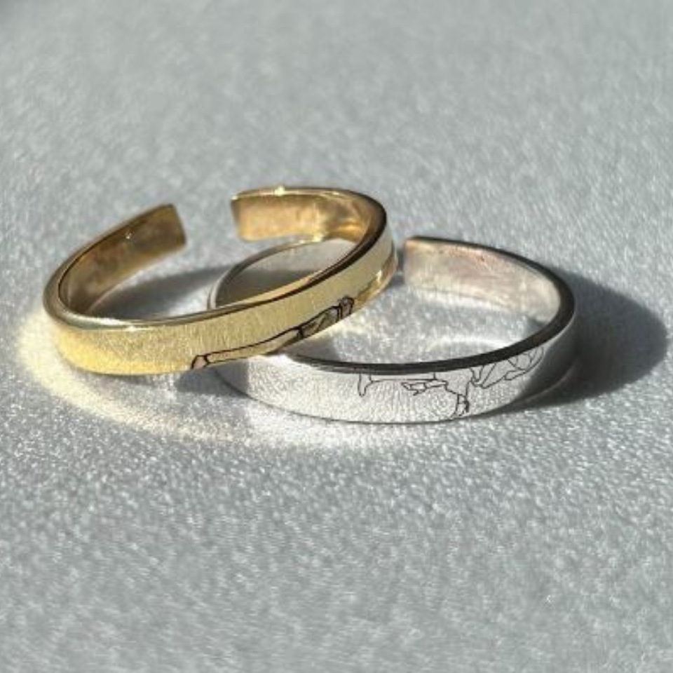 925 Ayar Gümüş Birlik Çift Yüzüğü