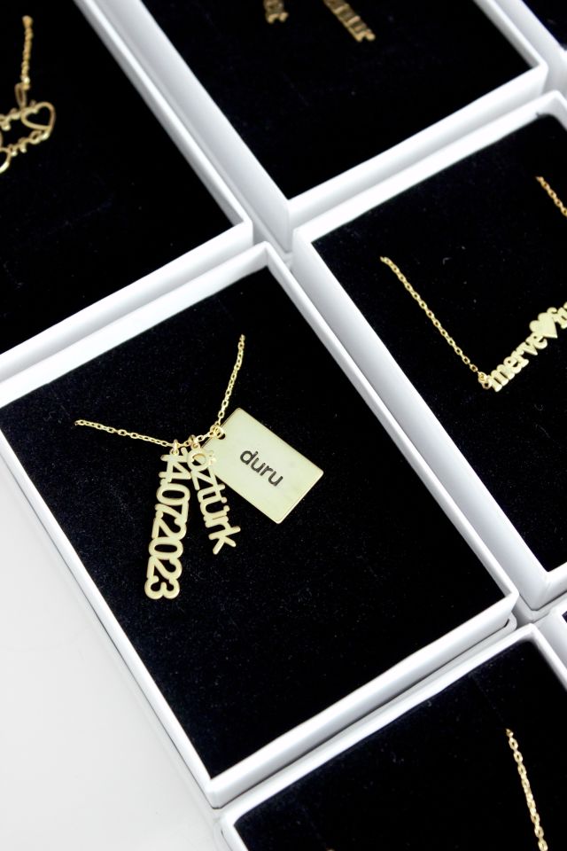 925 Ayar Gümüş 3lü Kolye